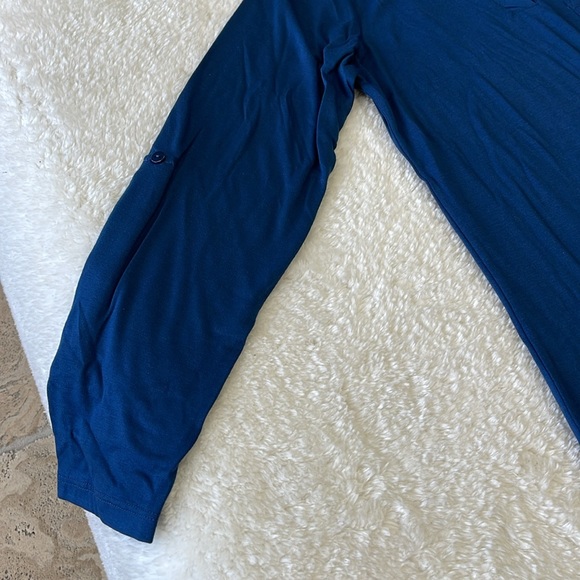 Diane Gilman DG2 Long SLV Pocket Tee 645-044 - Picture 6 of 11